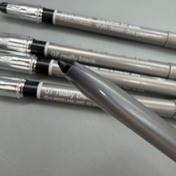 Lot of 5-Clinique Quickliner For Eyes Eyeliner Smudger 07 Really Black Full Size - Picture 6 of 7